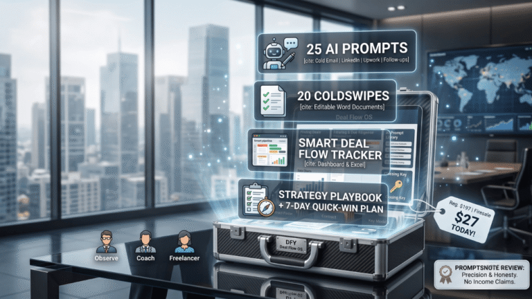  Deal Flow OS (2026) | Freelancer Cold Email & Client Outreach Templates